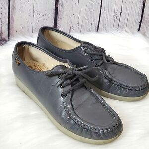 SAS Siesta - Lace Up Loafer Gray 7.5